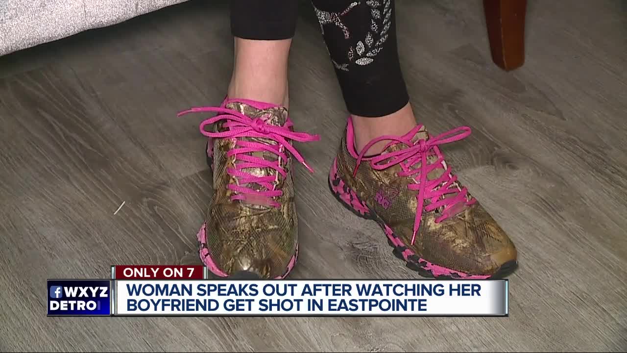 Girlfriend of man shot multiple times speaks only to Action News about what she saw that terrifying night