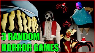 Zombie Santa, Boney Santa, Spider Santa | 3 RANDOM HORROR GAMES (Christmas Edition)