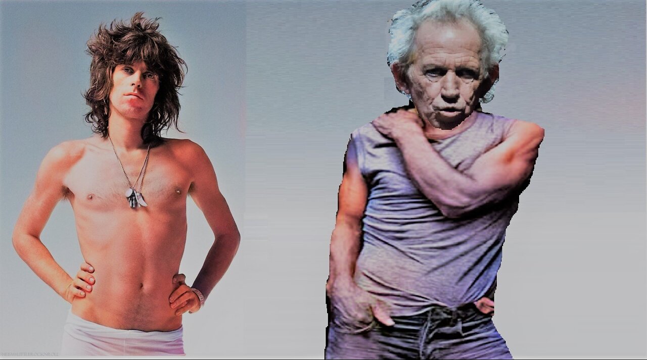 KEITH RICHARDS YESTERDAY AND TODAY