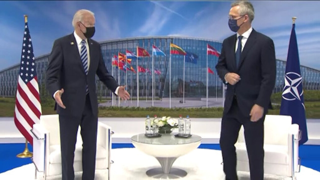 NATO Secretary General bilateral meeting with Biden at NATO Summit