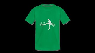 I Love Soccer Heartbeat Pulse Design