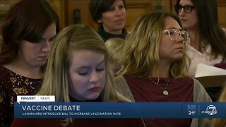 Hundreds show up to speak against vaccine legislation at the Colorado State Capitol