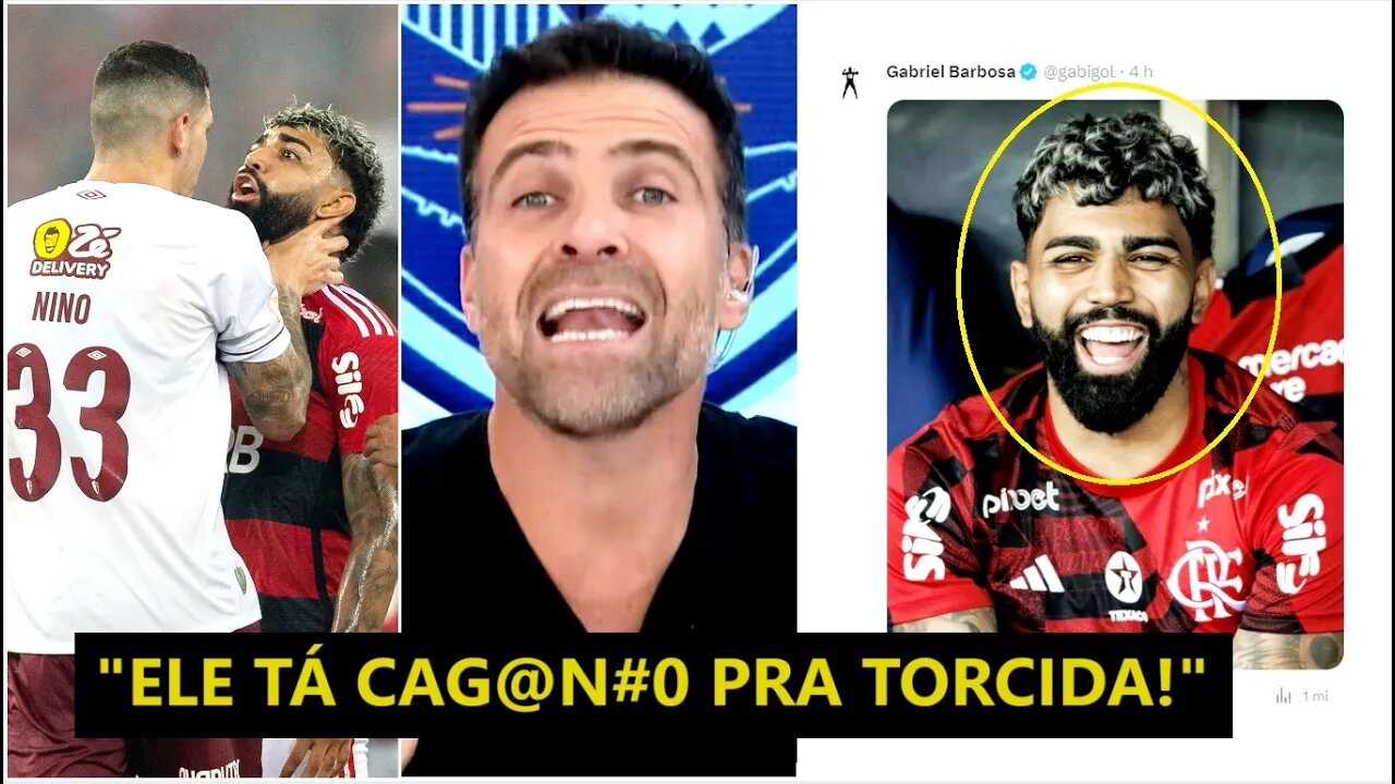 PILHADO SURTA COM POSTAGEM DE GABIGOL! "Ele TÁ DEBOCHANDO e CAG@N#0 pra torcida do Flamengo!"