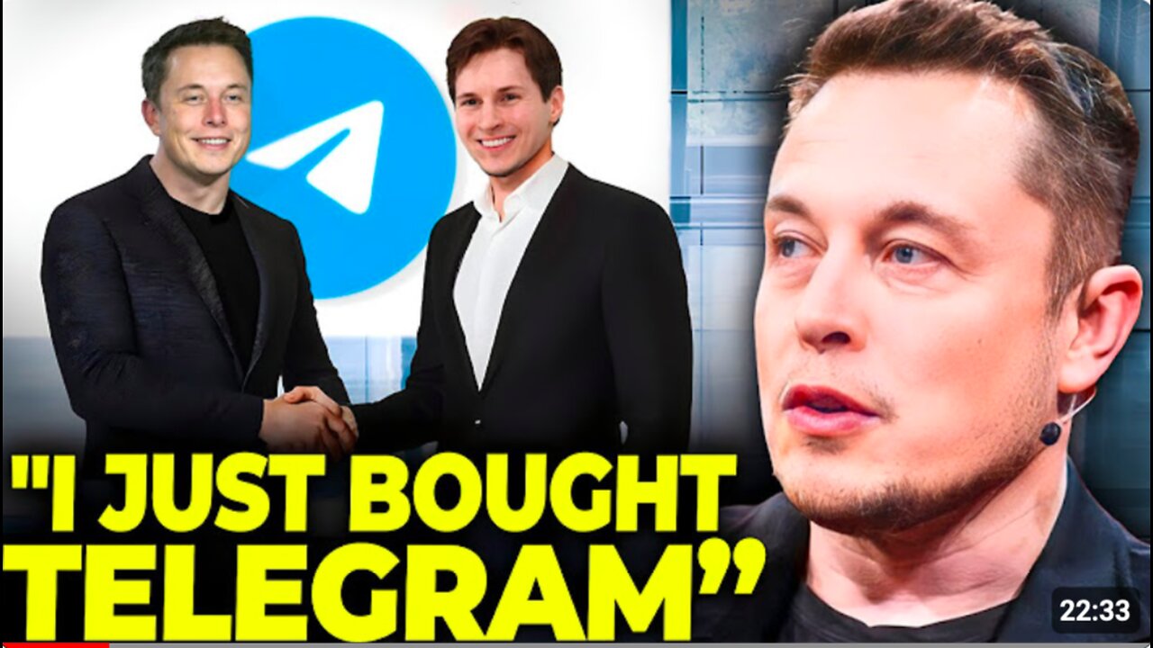 FAKE or REAL? Elon Musk JUST OFFICIALLY Bought Telegram & DESTROYS All Competition!