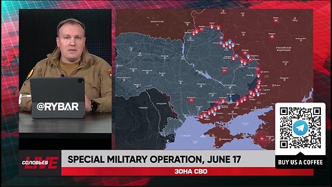 ►🇷🇺🇺🇦🚨❗️⚡️ Rybar Review of the Special Military Operation on June 17 2024