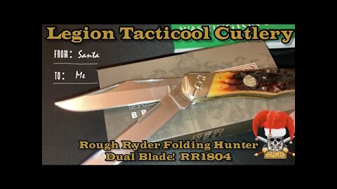 Rough Ryder RR1804 folding Hunter Brown Stag Bone! Sharp!