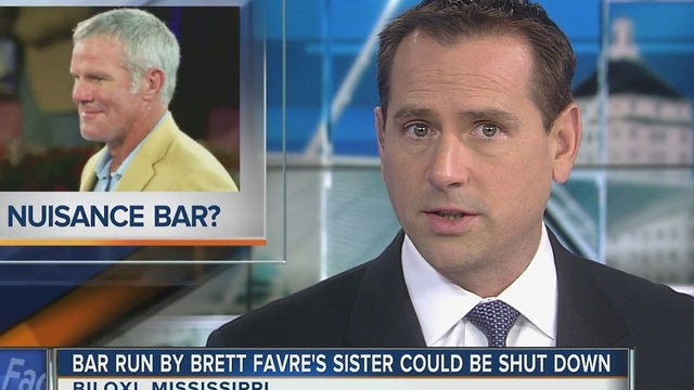 City of Biloxi says bar run by Favre's sister is a nuisance