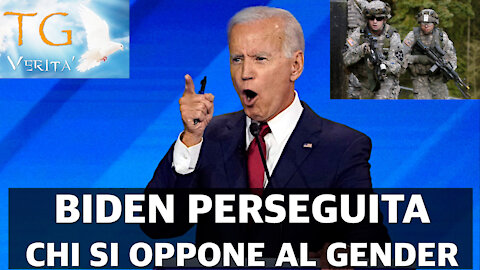 TG Verità - 8 Ottobre 2021 - Il Cattolico Biden perseguita i genitori che si oppongono...