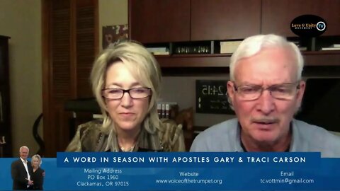 The Nature of God and His Image Part 3 (A Word in Season with Apostles Gary & Traci Carson)