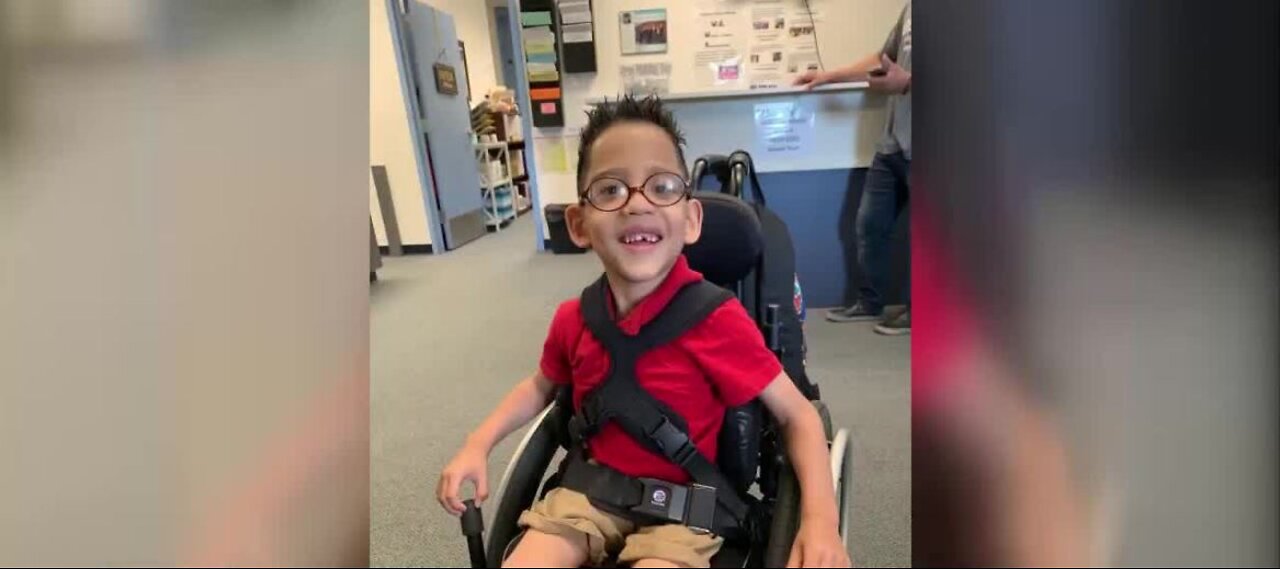 Walker stolen from Vegas valley boy with cerebral palsy