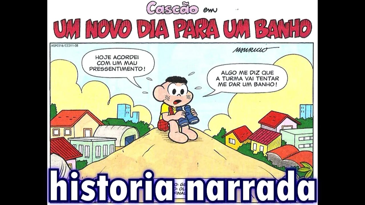 Cascão em-Um novo dia para um banho | Gibis do Rapha