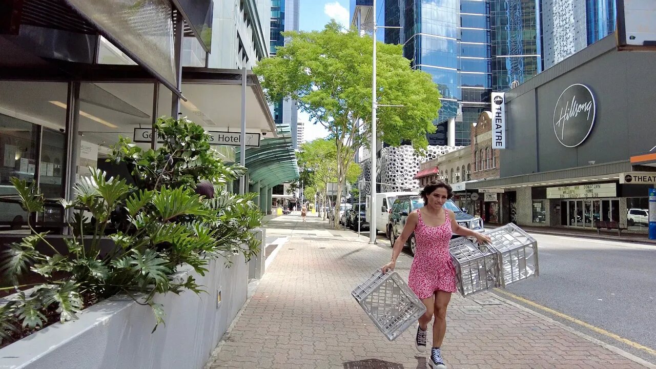 Brisbane CBD || Peaceful Exploration Through Empty City