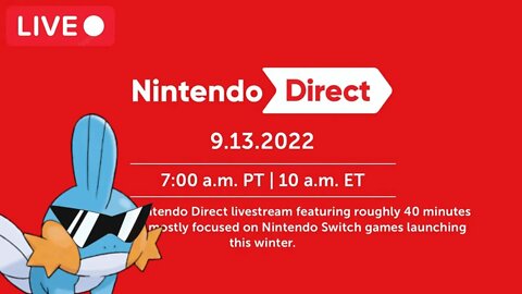 (LIVE) Nintendo Direct 9.13.2022 REACTION | RETURN TO DREAMLAND DELUXE, TEARS OF THE KINGDOM!