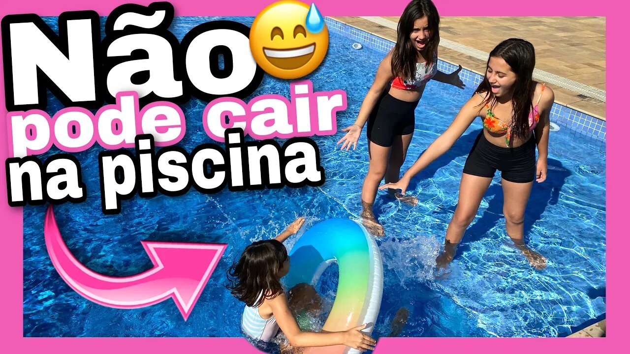 QUEM CAIR NA PISCINA PERDI 😱