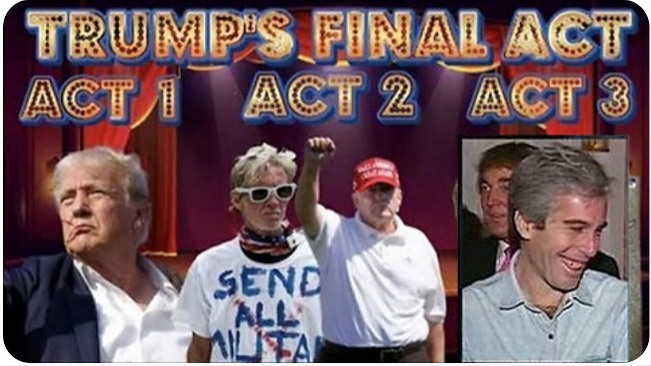 The 3rd And Final Act In Child Rapist Trump's Assassination Story Is Coming!