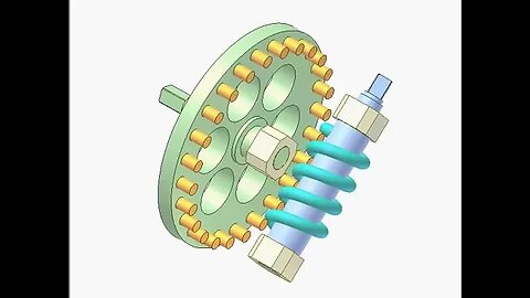 2955 Worm Drive 11 Spring Worm, Pinned Wheel