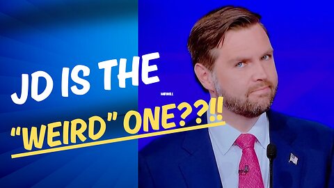 JD Vance is the "Weird" ONE??! VP Debate Proves Media Corruption