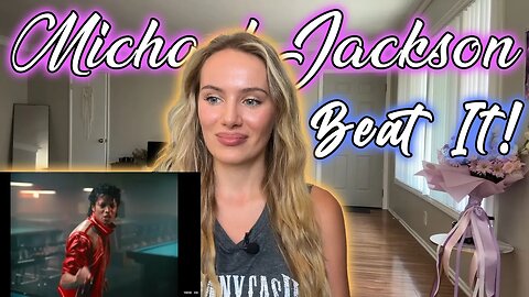 Michael Jackson-Beat It! Russian Girl First Time Hearing!!!