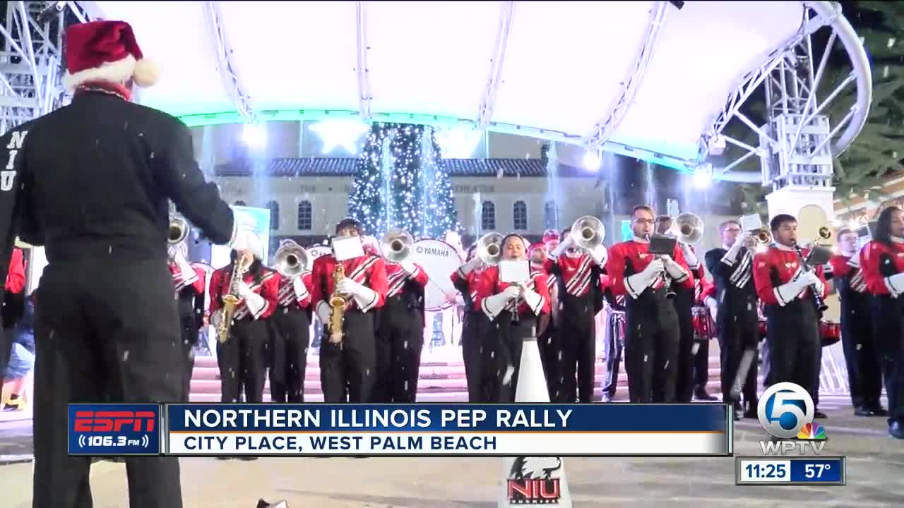 Northern Illinois City Place Pep Rally