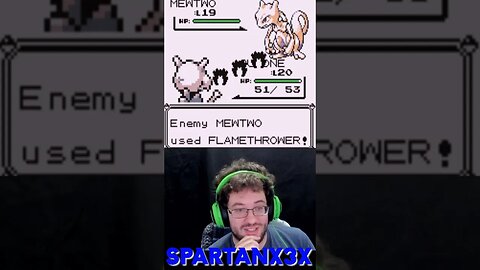 So this is where mewtwo lives #twitch #gaming #pokemon #legendary #randomizer #red#letsplay#streamer