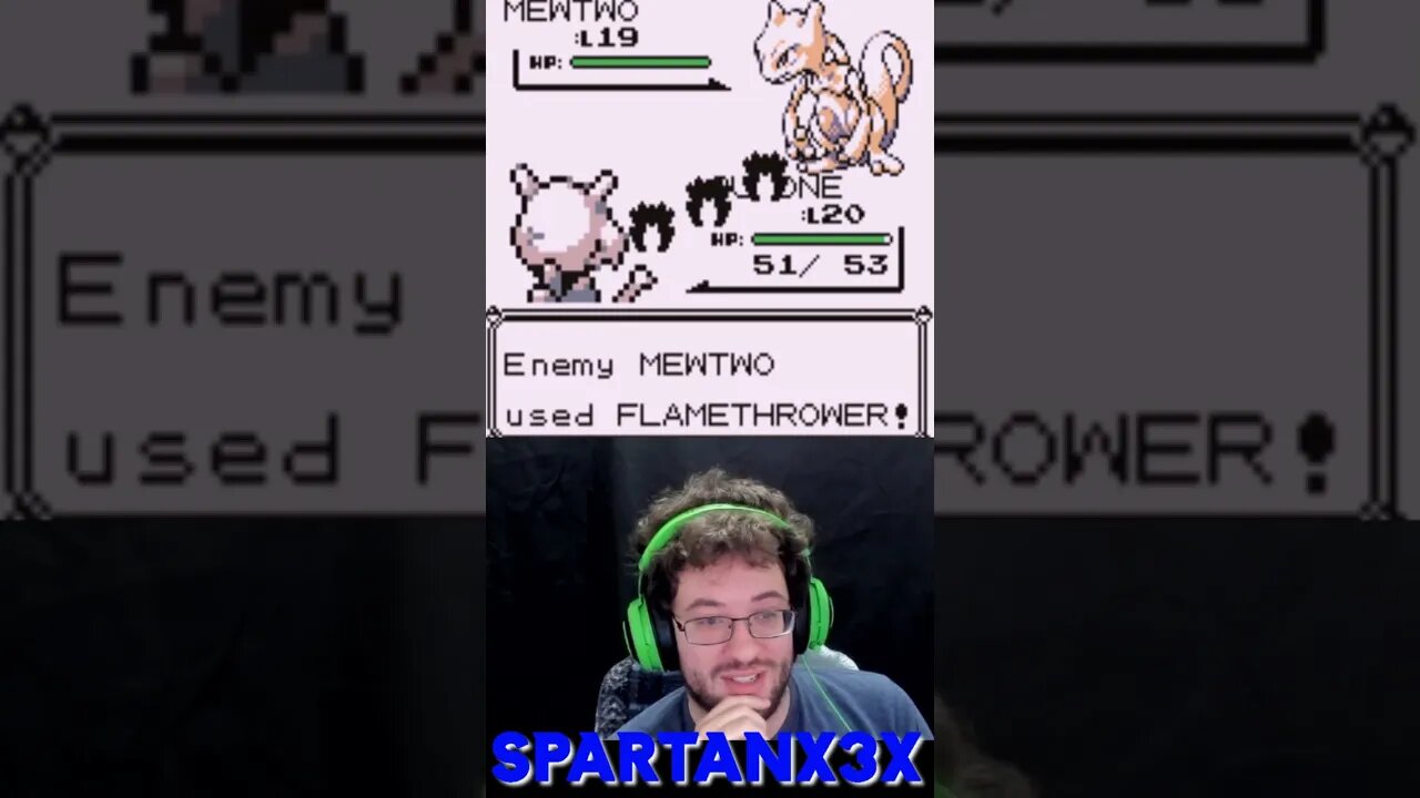 So this is where mewtwo lives #twitch #gaming #pokemon #legendary #randomizer #red#letsplay#streamer