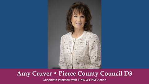 Amy Cruver Pierce County Council Dist 3 Candidate