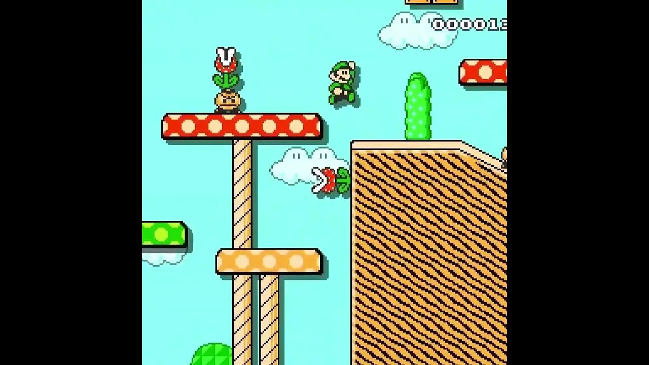 Floral Fungus Fields clip #mariomaker2 #nintendo #smm2