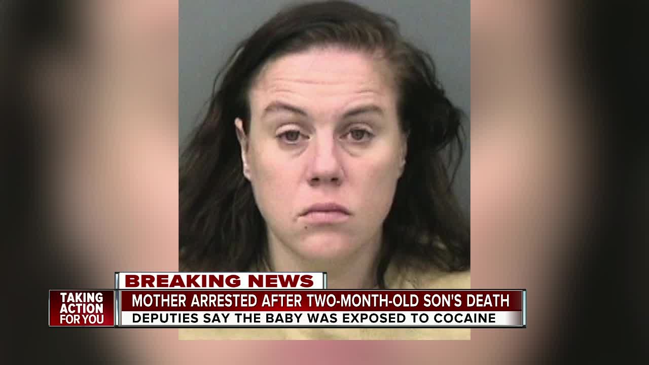 Hillsborough County mother arrested in death of 2-month-old who died from cocaine exposure