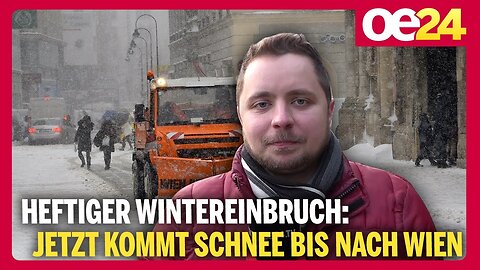 Heftiger Wintereinbruch: Jetzt kommt Schnee bis nach Wien