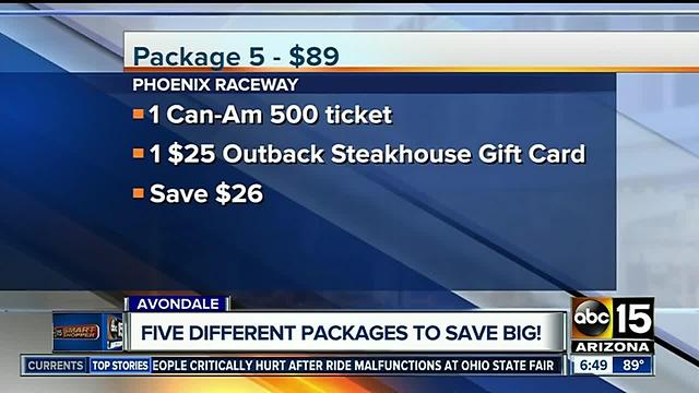 Save big at Phoenix International Raceway
