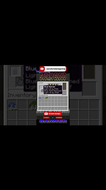 Storm Cloud Banner | Minecraft