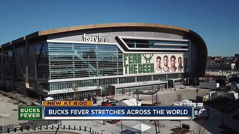 International fans arrive to cheer for the Bucks in Game 5