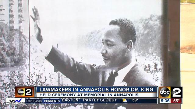 Lawmakers in Annapolis honor Dr. Martin Luther King Jr.