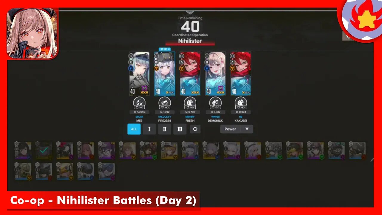 Co-op - Nihilister Battles (Day 2) | Goddess of Victory: Nikke