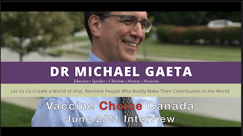 Dr. Michael Gaeta - Let us co-create a world of vital resilient people