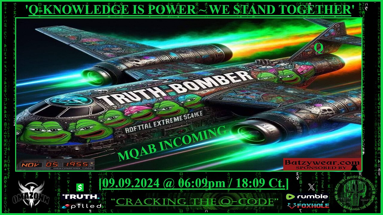 "CRACKING THE Q-CODE" - 'Q-KNOWLEDGE IS POWER ~ WE STAND TOGETHER'