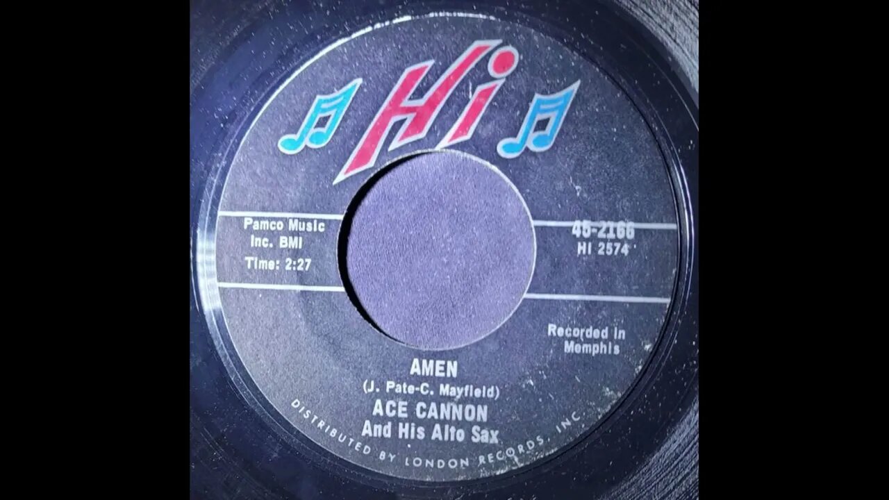 Ace Cannon and His Alto Sax – Amen