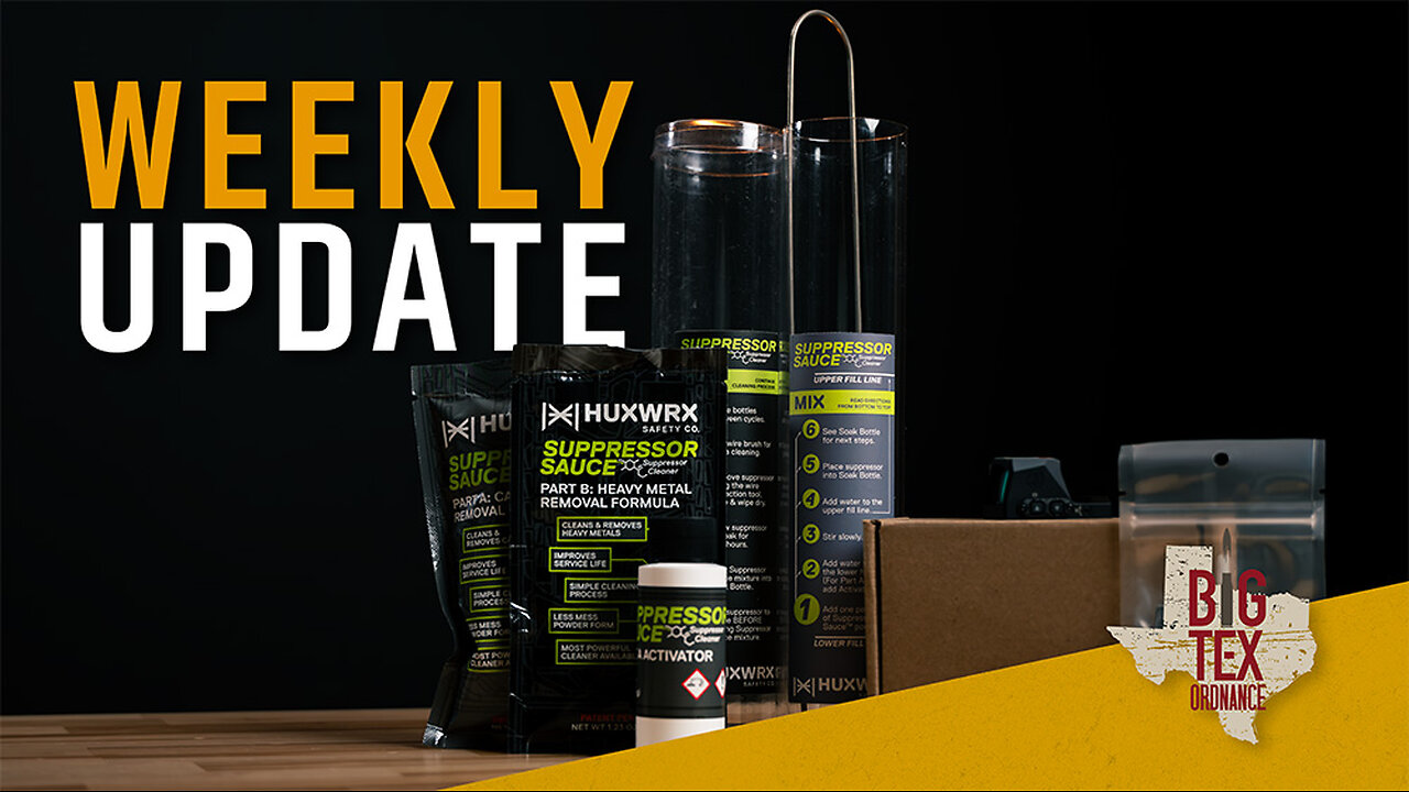 BTO Weekly Update #57 ( Sig Romeo X, Paragon WLC wipes, HUXWRX Suppressor Sauce Kits, ANNEX Defense)