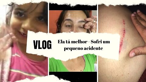 Vlog- Rotina da manhã - Sofri um pequeno acidente- Ela tá melhor 🙏🏽