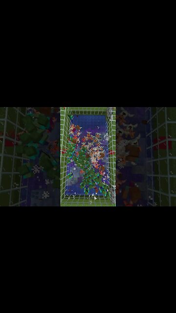 Minecraft 100 Zombies VS 100 Crabs