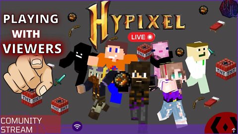 VOD~ I am Playing with YOU on Hypixel.