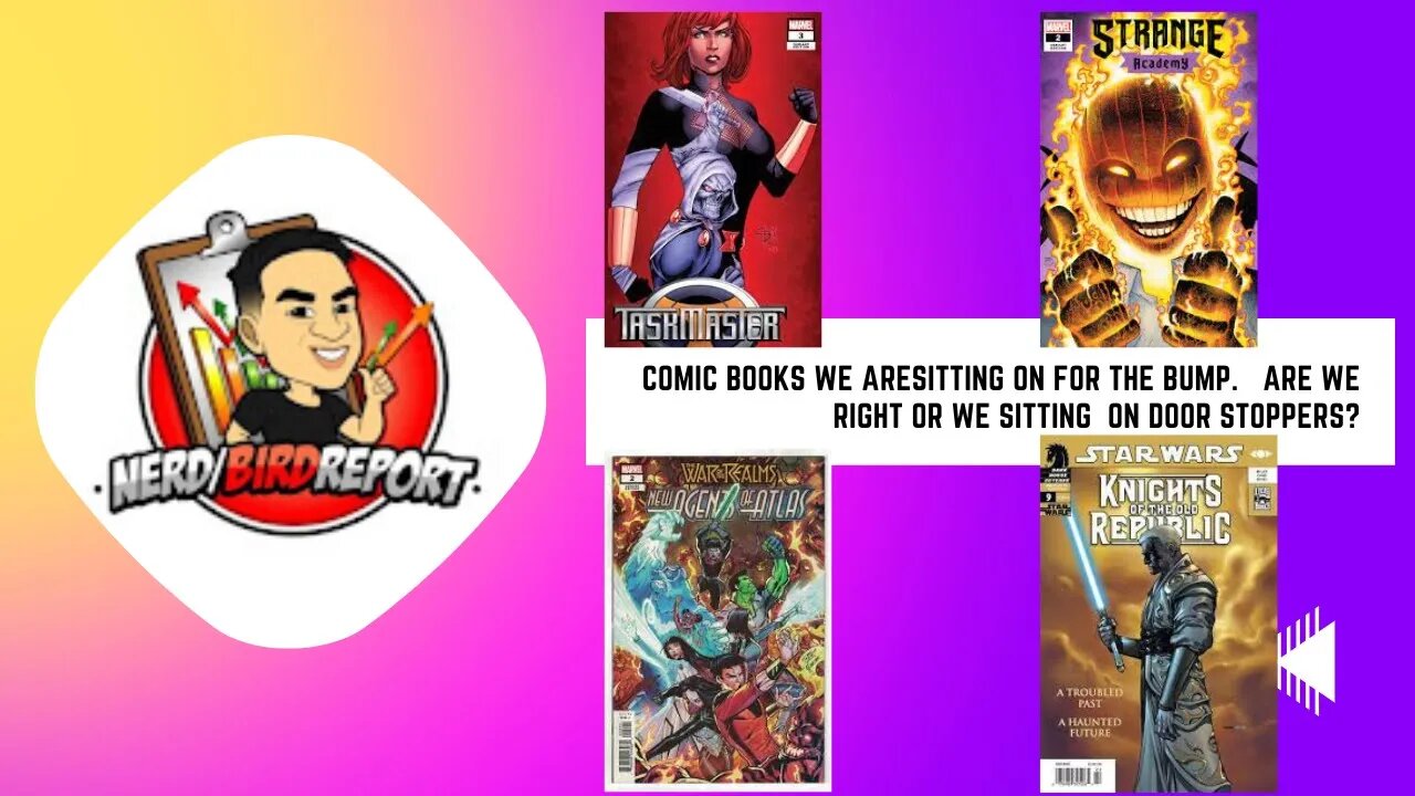 Top Comic books we are holding for a pop - Are dumb or smarty?