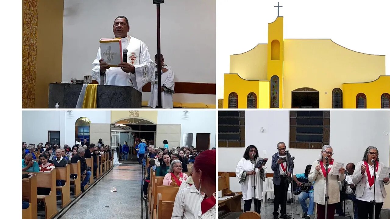 MISSA SAGRADO CORAÇÃO DE JESUS - PARÓQUIA SANTA RITA DE CÁSSIA -ARTUR NOGUEIRA 06/01/23