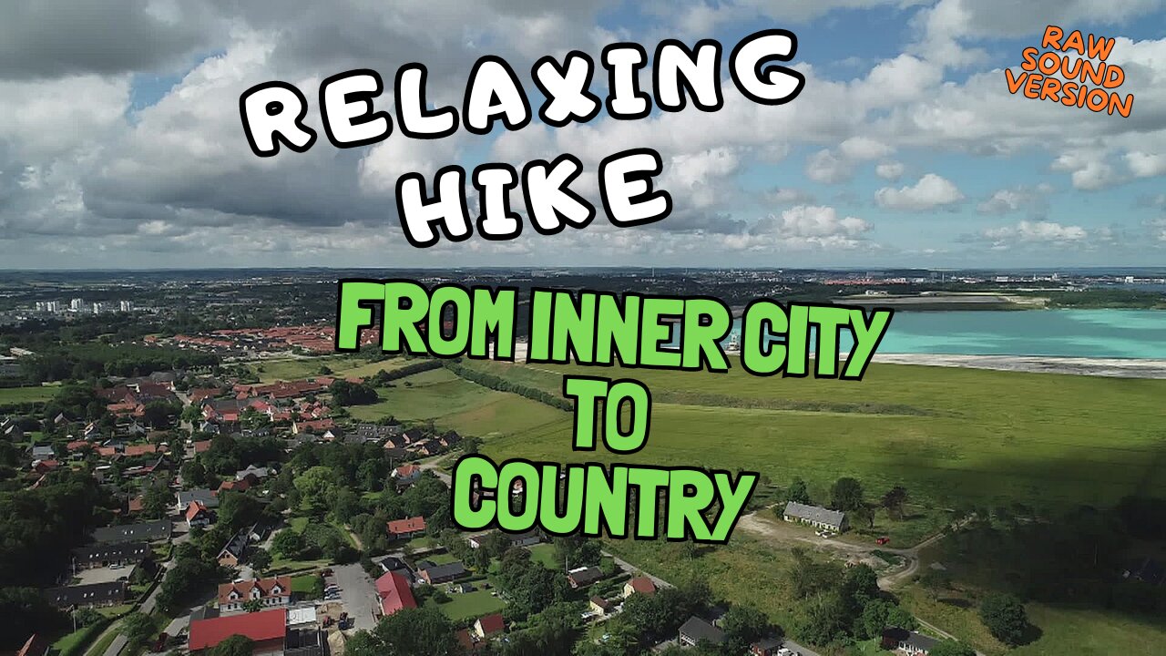 🧘Relaxing Country Walk From Inner CITY 💚 (RAW SOUNDS VERSION 🎶) #hike #walking #relaxing ✅