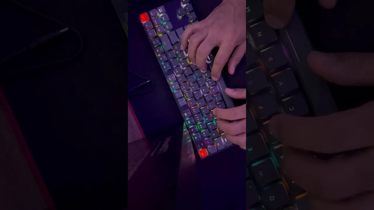 Teclado Mecânico Keychron K1 V5 RGB | Switch Gateron Blue