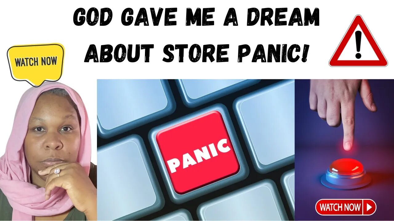 Dream about Store Panic! #jesussaves #salvation #endtimes #lastdays #godforgives #dreams #godislove