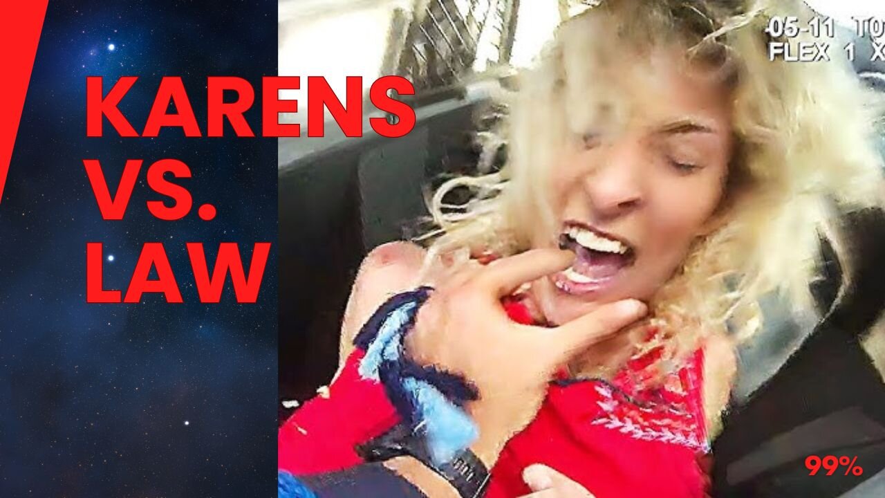 When Entitled Karens Clash with Cops - Brutal Encounters Caught on Camera