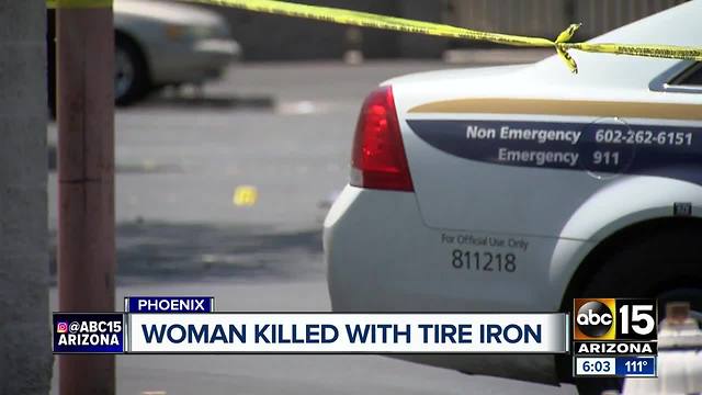Woman found beaten to death with tire iron in Phoenix, suspect in custody