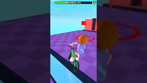 Obby But You’re on a bike! (10) #gaming #roblox