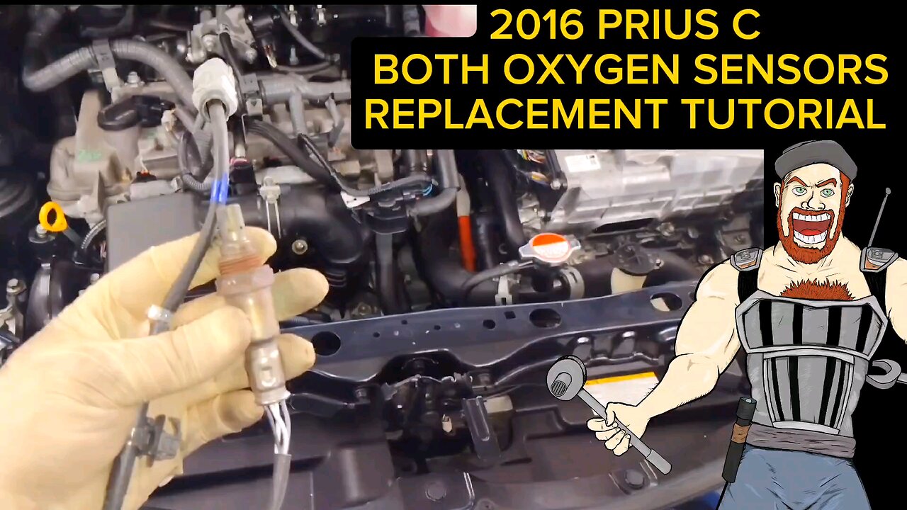 2016 PRIUS C BOTH OXYGEN SENSORS REPLACEMENT TUTORIAL BANK 1 & BANK 2